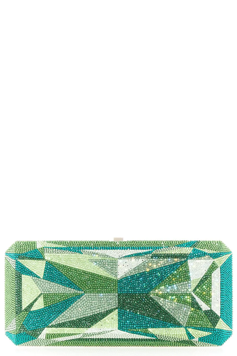 Slim Rectangle Clutch - Emerald
