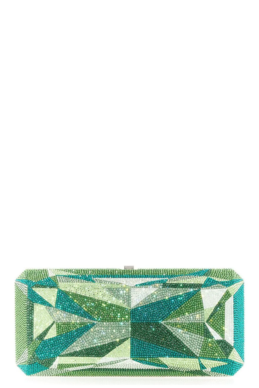 Slim Rectangle Clutch - Emerald