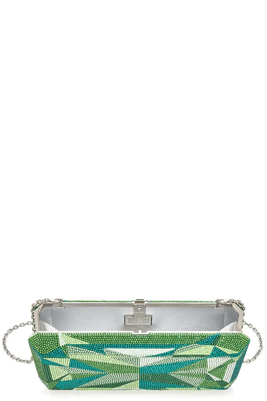 Slim Rectangle Clutch - Emerald