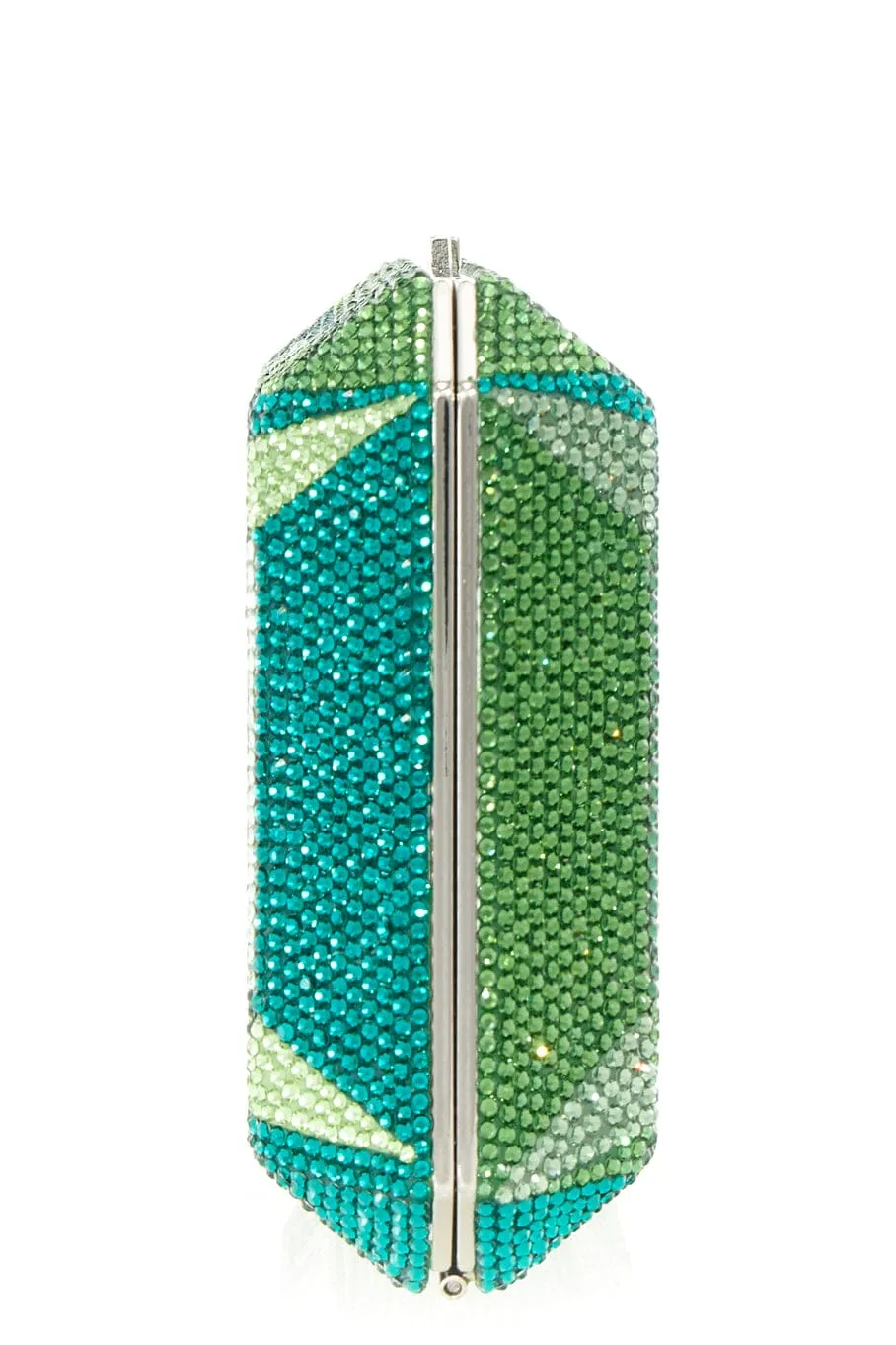 Slim Rectangle Clutch - Emerald