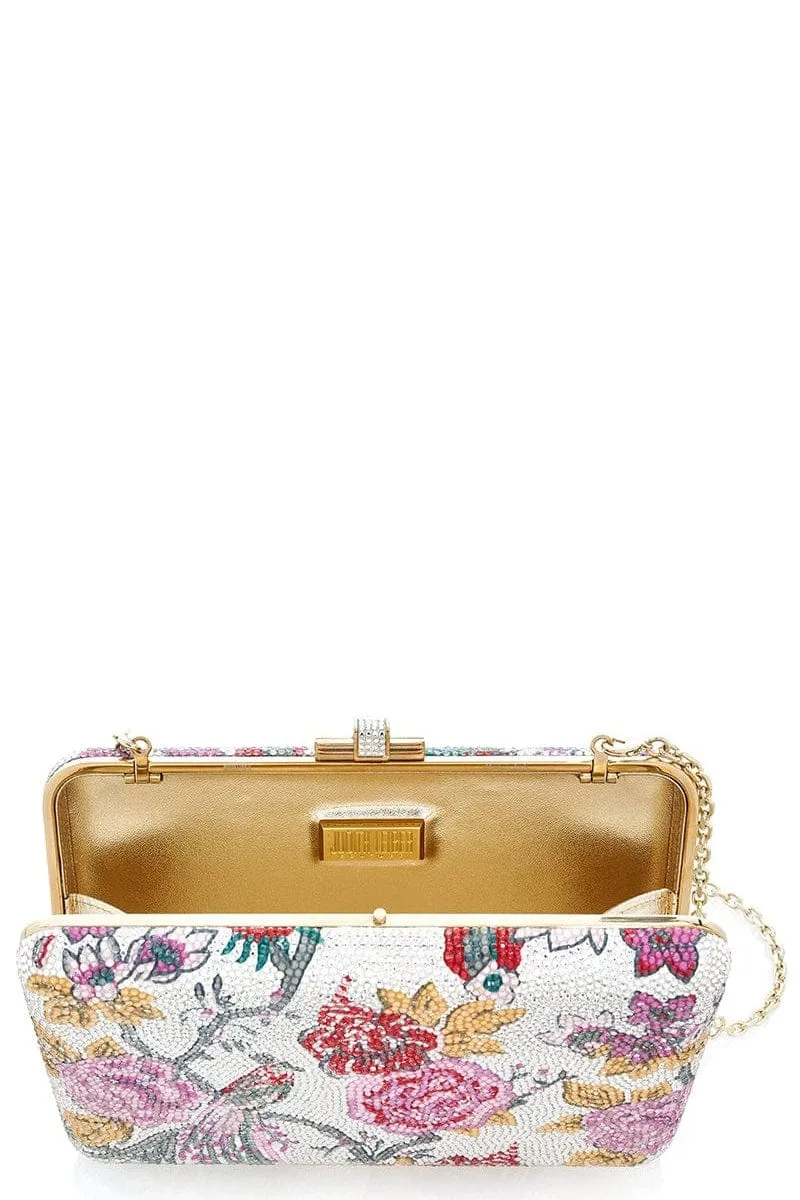 Slim Slide Chinoiserie Clutch