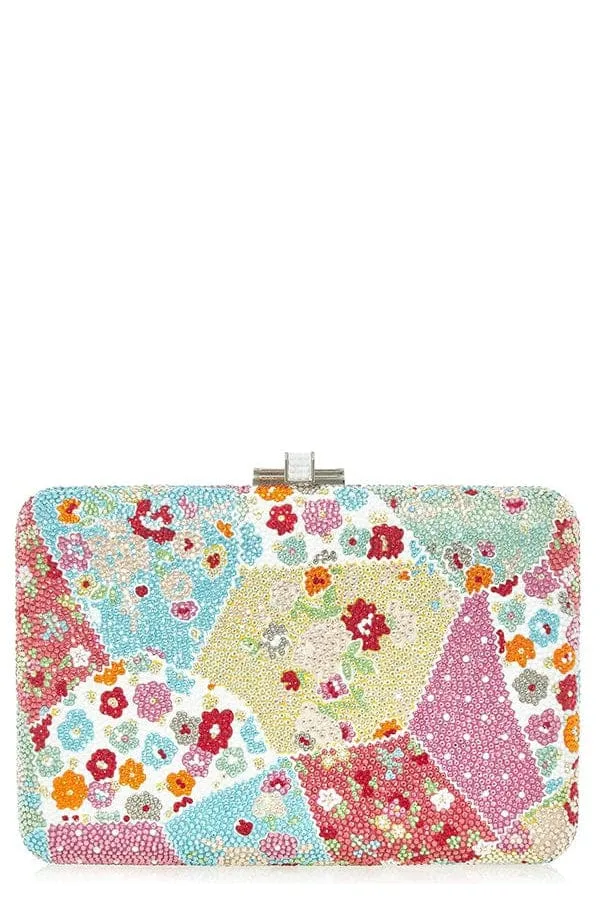 Slim Slide Patchwork Clutch