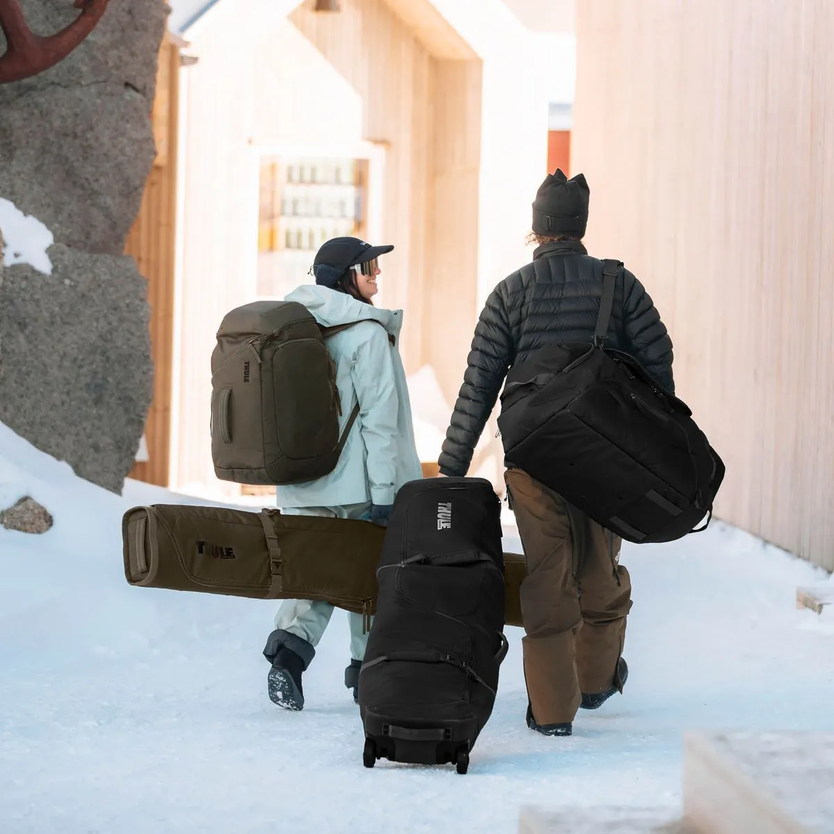 Thule RoundTrip Snowboard and Ski Boot Backpack - 60L