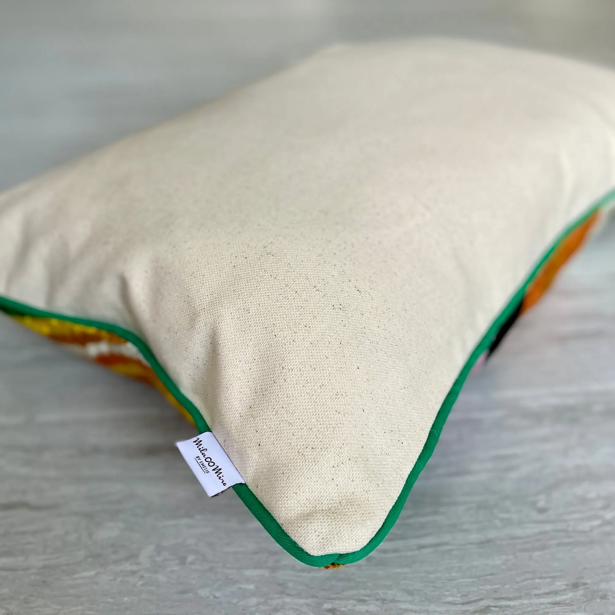 Velvet Ikat Cushion Rainbow | Velvet Ikat Pillow Rainbow