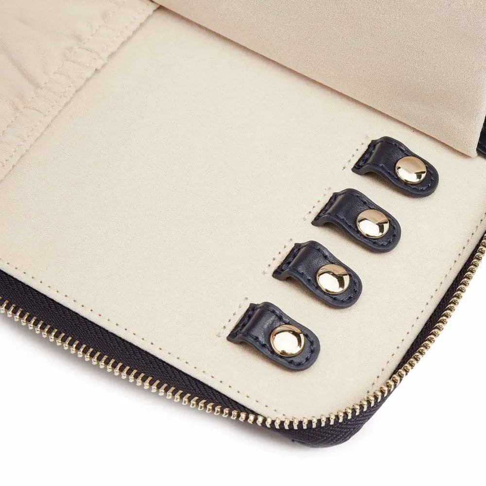 Wolf Maria Jewelry Portfolio Travel Case - Navy