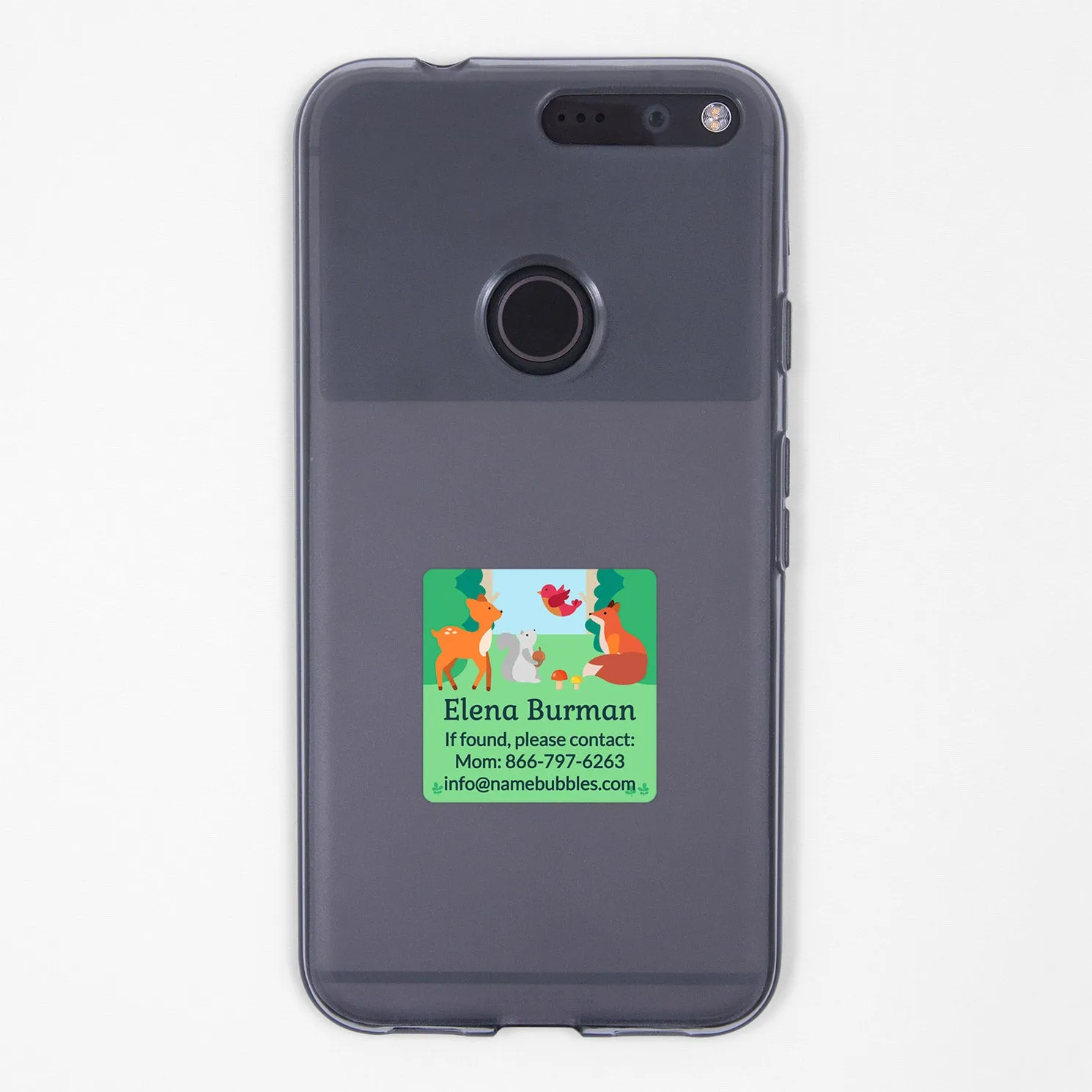 Woodland Animals Contact Labels